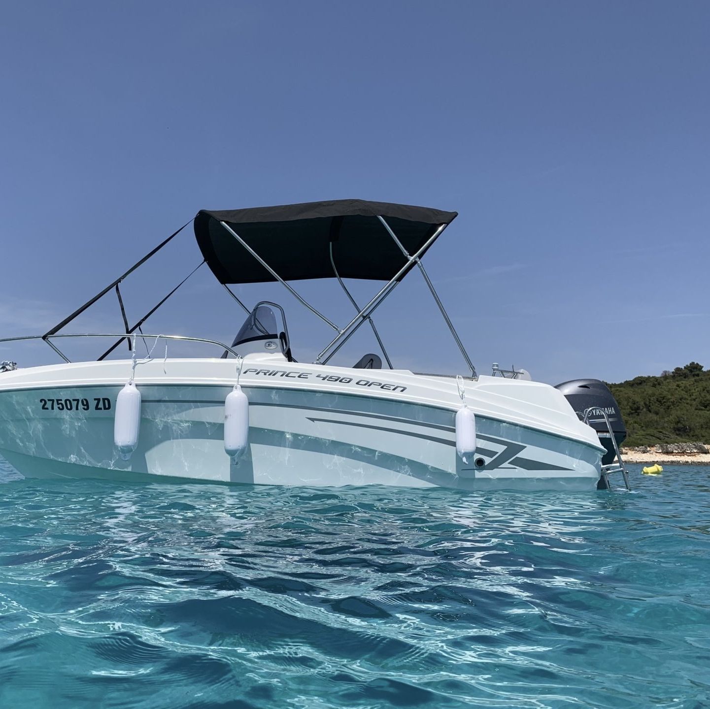 Motorbootverleih Zadar – Prince 490 Open